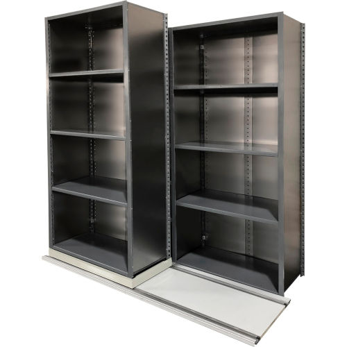 Lateral File Storage Unit 36"W x 18"D (2) Stationary (1) Mobile