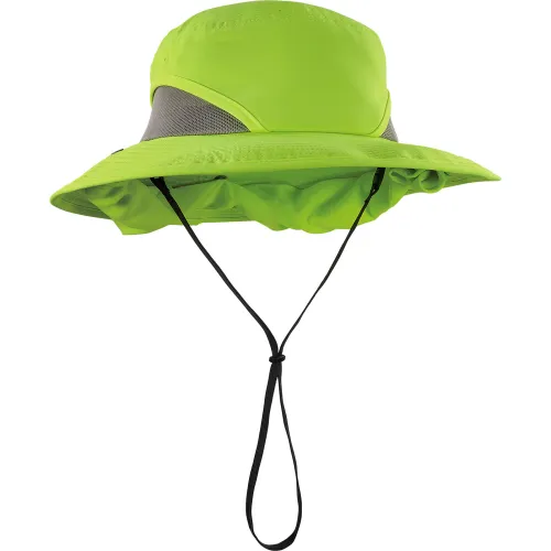Ergodyne Chill-Its 8935CT L/XL Lime Hi-Vis Ranger Sun Hat - PVA Cooling  3420 - The Home Depot