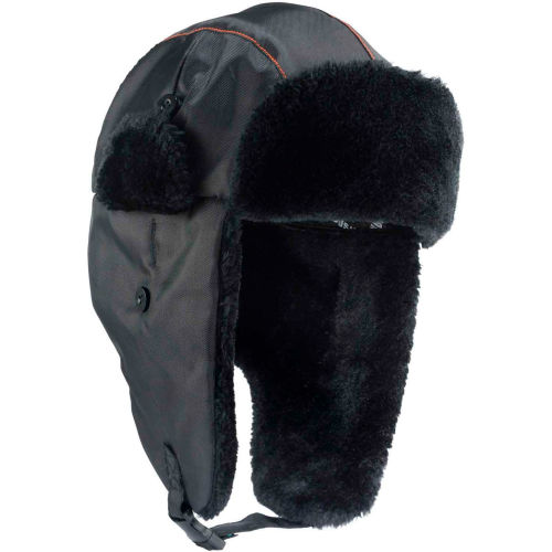 Ergodyne® N-Ferno® Classic Trapper Hat, L/XL, Black, 16845