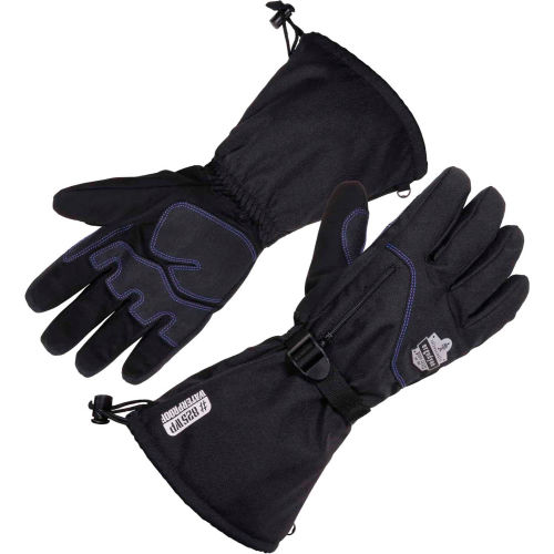 Ergodyne&#174; ProFlex&#174; 825WP Thermal Waterproof Winter Work Gloves, XL, Black
