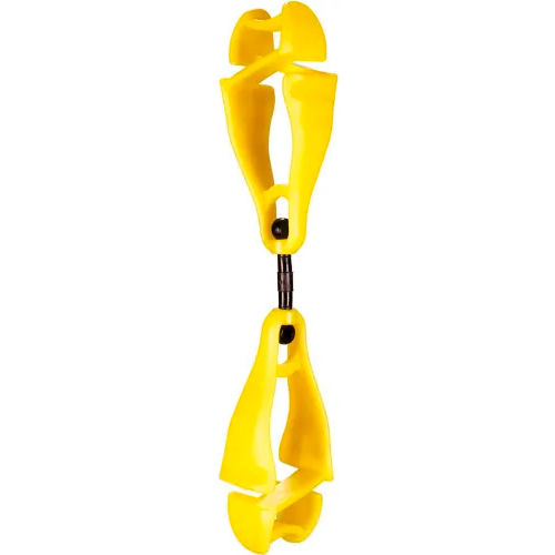 Ergodyne® 3420BULK Squids® Swivel Glove Clip Holder, Dual Clips, 100