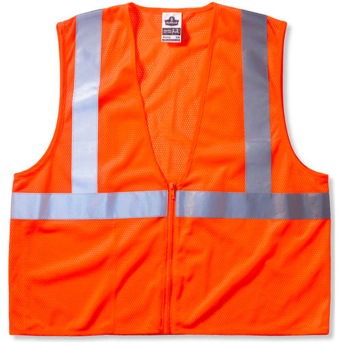 Ergodyne® GloWear® 8205Z Class 2 Super Econo Vest, Orange, L/XL