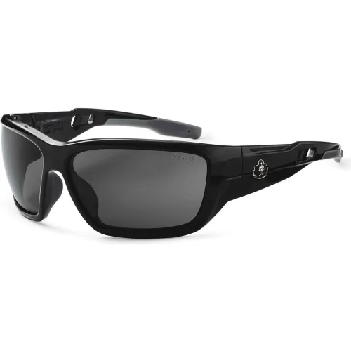 Ergodyne® BALDR#174; Safety Glasses, Smoke Lens, Black Frame