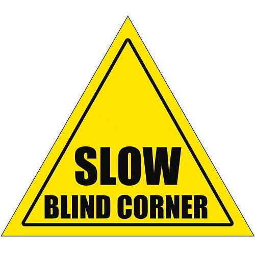 Durastripe 12 Triangular Sign Caution Slow Blind Corner durastripe-12-triangular-sign-caution-slow-blind-corner