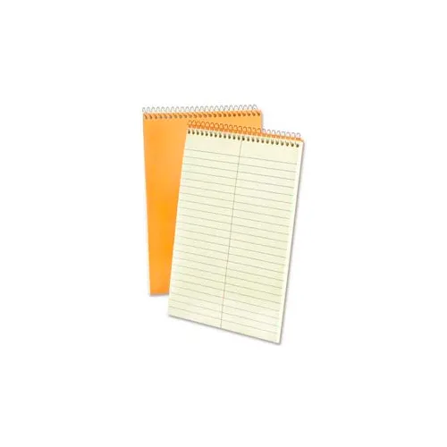 Esselte® Rigid Kraft Covered Steno Book, 6" x 9", Gregg Ruled, Green