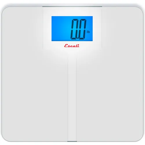 Escali High Capacity Anti-Slip Bathroom Scale ,White