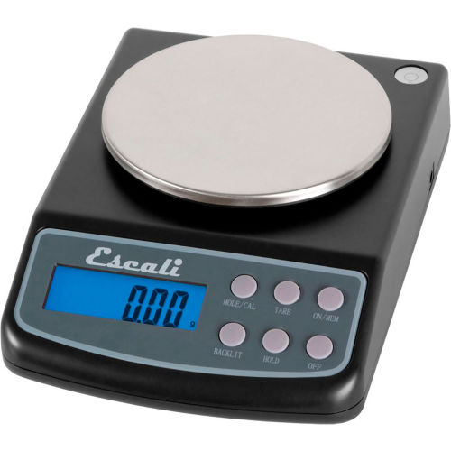 Escali L125 Maximum Precision Digital Lab Scale, 125g x 0.01g, Stainless Steel Removable Top