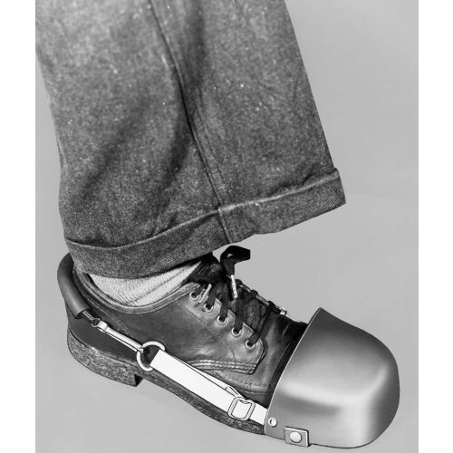 Ellwood Safety Women's Steel Toe Guards, Quick Fastener &  Strap, 4