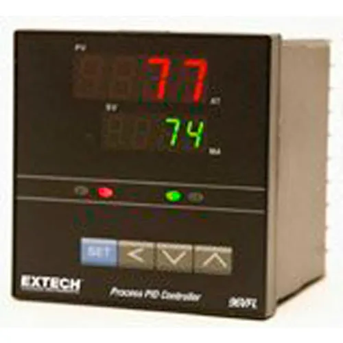 Extech 96VFL11 Temperature PID Controller W/Two Relay Outputs, Black ...
