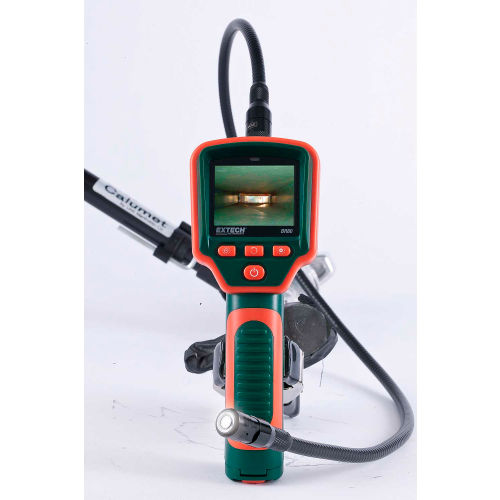 Extech BR80 Video Borescope Inspection Camera, Green/Orange