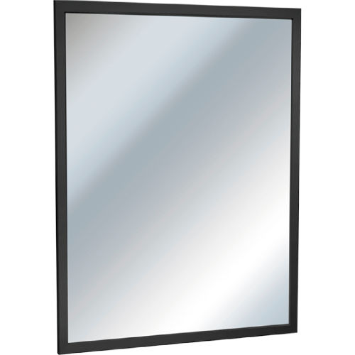 24 x 36 black frame mirror