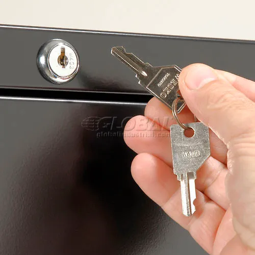 LATERAL FILE CABINET LOCK WITH 2 KEYS