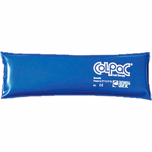 ColPaC&#174; Blue Vinyl Reusable Cold Pack, Throat, 3" x 11", 12/PK