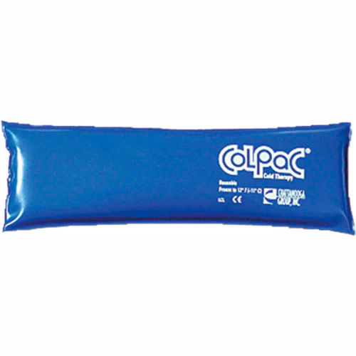 ColPaC® Blue Vinyl Reusable Cold Pack, Throat, 3" x 11", 12/PK