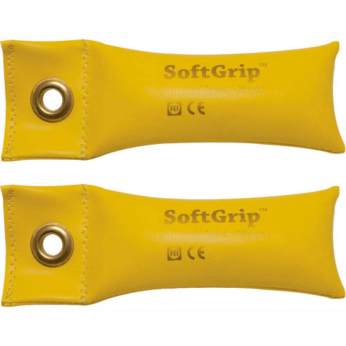 CanDo® SoftGrip® Hand Weight, 1 lb., Yellow, 1 Pair