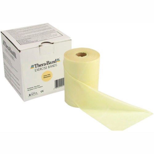 Thera-Band™ Latex Exercise Band, Tan, 50 Yard Roll/Box