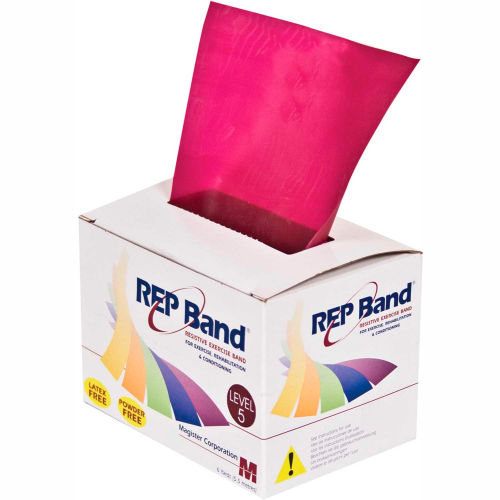 REP Band&#174; Latex Free Exercise Band, Plum, 6 Yard Roll/Box