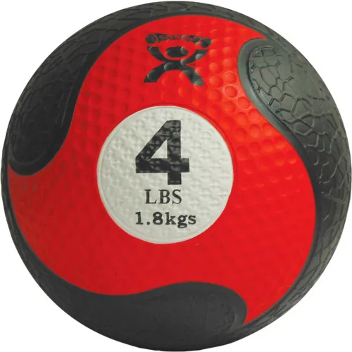 CanDo® Firm Medicine Ball, 4 lb., 8" Diameter, Red