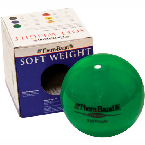 Thera-Band&#153; Soft Weights&#153; Ball, Green, 2 kg/4.4 lb.