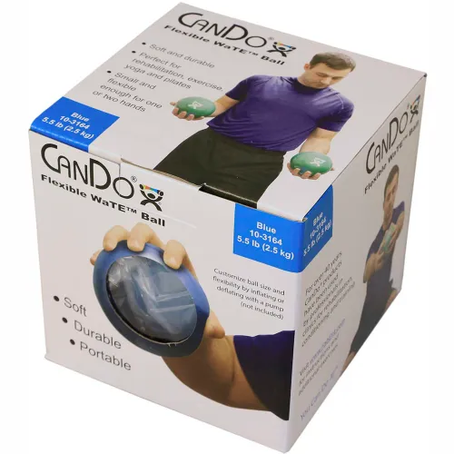 CanDo WaTE Ball - Hand-held Size - Blue - 5 CanDo WaTE Ball - Hand-held Size - Blue - 5
