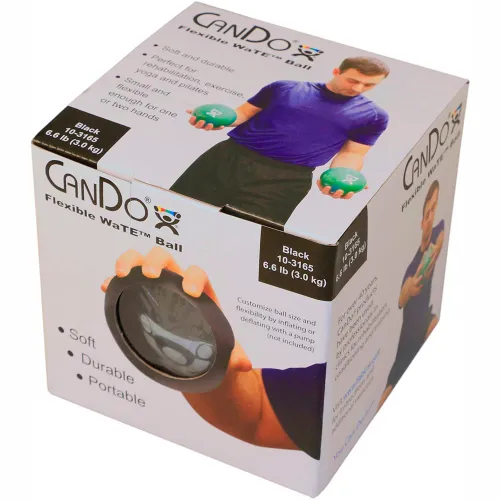CanDo WaTE Ball - Hand-held Size - Black - 5 CanDo WaTE Ball - Hand-held Size - Black - 5