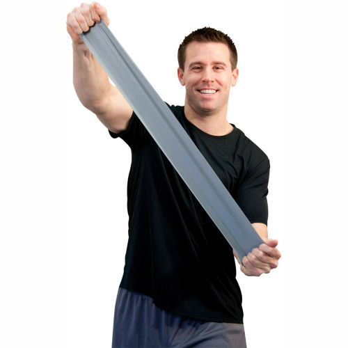 Sup-R Band® Latex Free Exercise Band, Silver, 50 Yard Roll/Box