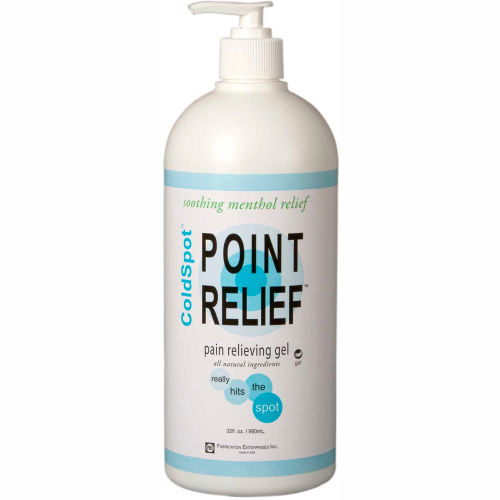 Point Relief&#174; ColdSpot&#153; Pain Relief Gel, 32 oz. Pump Bottle, Case of 16