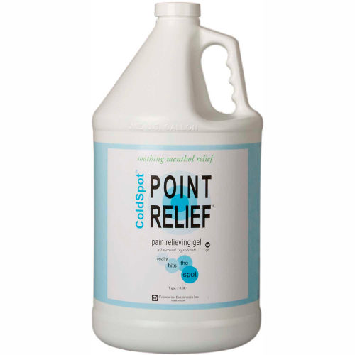 Point Relief&#174; ColdSpot&#153; Pain Relief Gel, 128 oz. (1 Gallon) Pump Bottle, Case of 4