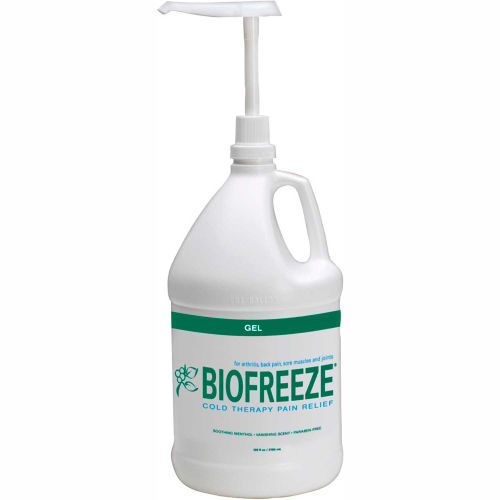 BioFreeze&#174; Cold Pain Relief Gel, 1 Gallon Dispenser Bottle