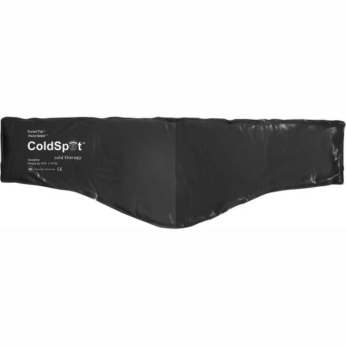 Relief Pak® Heavy-Duty Black Urethane Reusable Cold Pack, Neck 6" x 23", 12/PK
