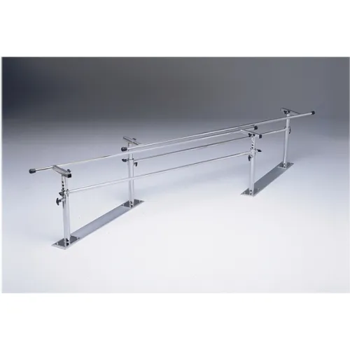 Parallel Bars, wood base, folding, height and width adjustable, 7' L x 16 Parallel Bars, wood base, folding, height and width adjustable, 7' L x 16