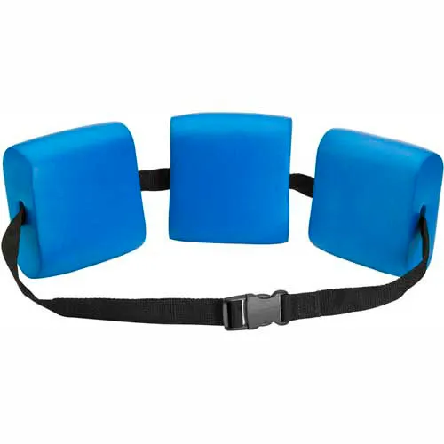 CanDo® Swim Belt with Three Oval Floats, Blue