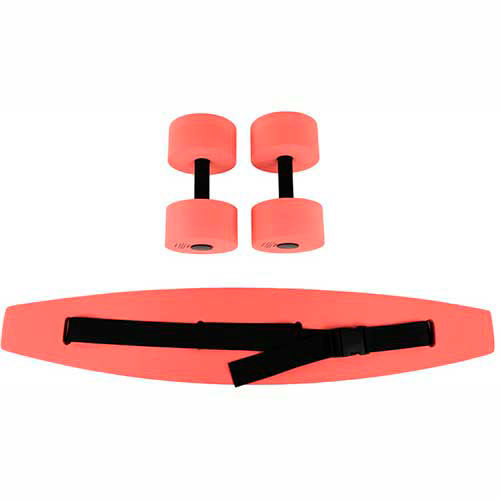 CanDo® Standard Aquatic Exercise Kit (Jogger Belt, Hand Bars), Large, Red