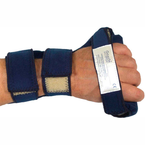 Comfy Splints™ Comfy C-Grip Hand Orthosis, Adult Small, Left with 1 Cover and 2 Soft Rolls