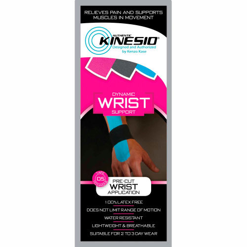 Kinesio&#174; Pre-Cut Kinesiology Tape, Wrist, Case of 20