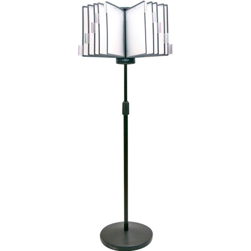 Aidata View-Adjust Floor Stand Reference Organizer, 10 Panel