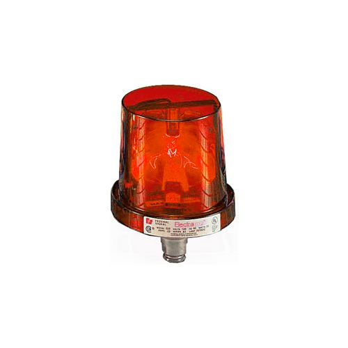 Federal Signal 225-120R Rotating Light, 120VAC, Red