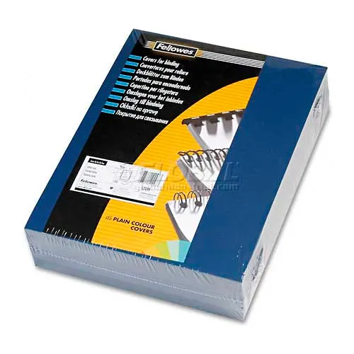 Fellowes Presentation Binding Covers - Oversize Navy, 25 Pack - View #7