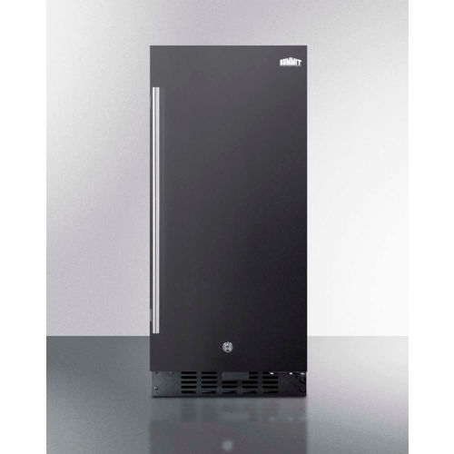 Summit FF1532B - All-Refrigerator W/Digital Controls, Built-In Or Freestanding Use, 3 Cu. Ft, 15"W