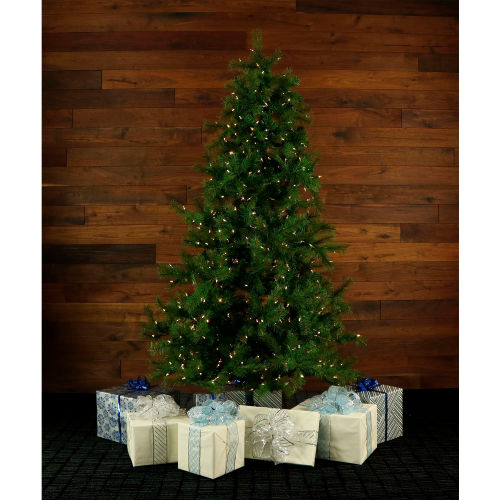 Fraser Hill Farm Artificial Christmas Tree, 7 Ft. Southern Peace Pine, Clear LED Lights