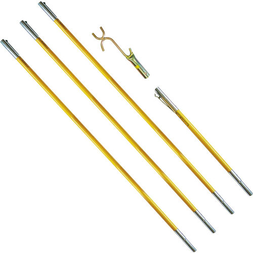 Jameson Tools FG Series Fiberglass Pole Set with Wire Raiser