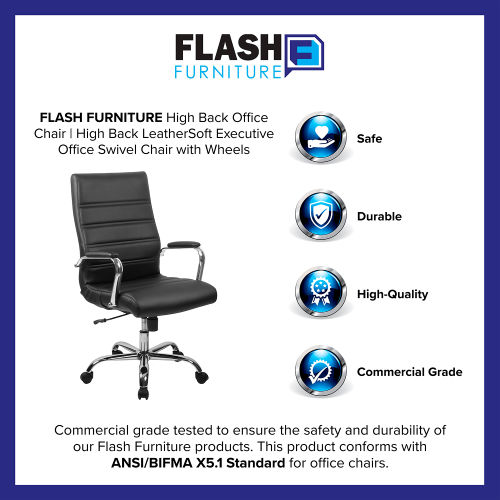 flash furniture high back executive swivel office chair