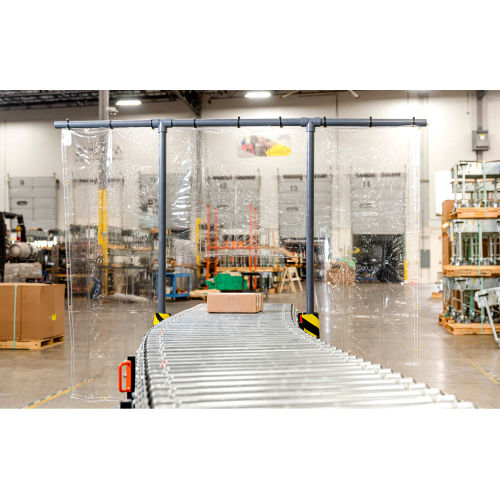 BestFlex™ Social Distancing Barrier for 24" Flexible Roller Conveyors