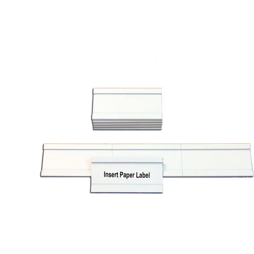 MasterVision Data Cards, White, Accessories, 1" X 2", 25 pack