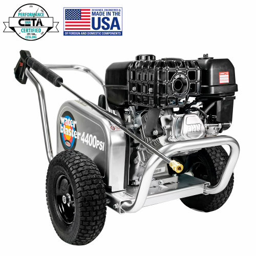 Simpson Aluminum Water Blaster 60825 4400 PSI 4.0 GPM Gas Pressure Washer