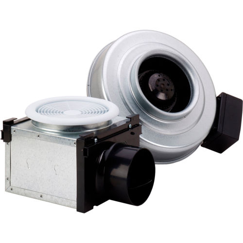 Fantech Bath Fan kit PB110, 120V, 1 PH, 110 CFM, 4" Inline Duct Fan