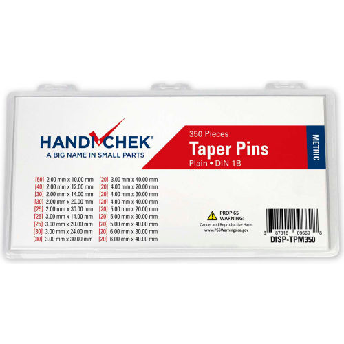 Metric Taper Pin Assortment 350 Piece