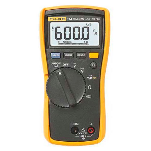 Fluke 114 Electrical TRMS Multimeter, CAT III 600 V safety rated