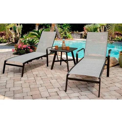 Sunbrella commercial deals sling chaise lounge