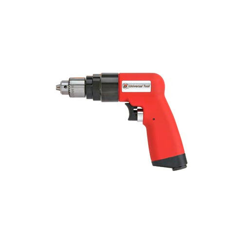 Universal Tool Pistol Grip Air Drill, Keyed, 1/4" Chuck, 0.9 HP, 6000 RPM